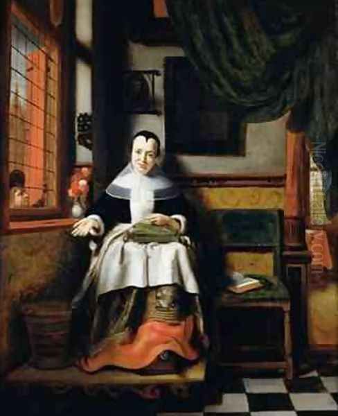 The Virtuous Woman 1655 Oil Painting by Nicolaes Maes