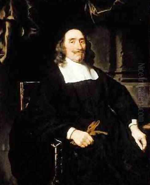 Portrait of a Gentleman 1671 Oil Painting by Nicolaes Maes