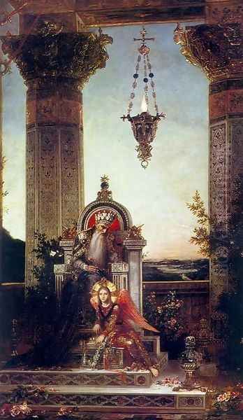 King David Oil Painting by Gustave Moreau