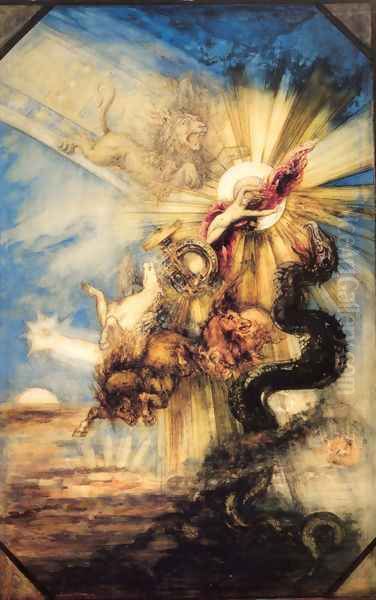 Phaeton 1878-79 Oil Painting by Gustave Moreau