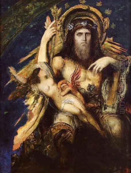 Jupiter and Semele Oil Painting by Gustave Moreau