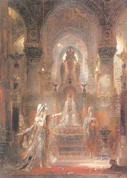 Salome Dancing before Herod 1874-76 Oil Painting by Gustave Moreau