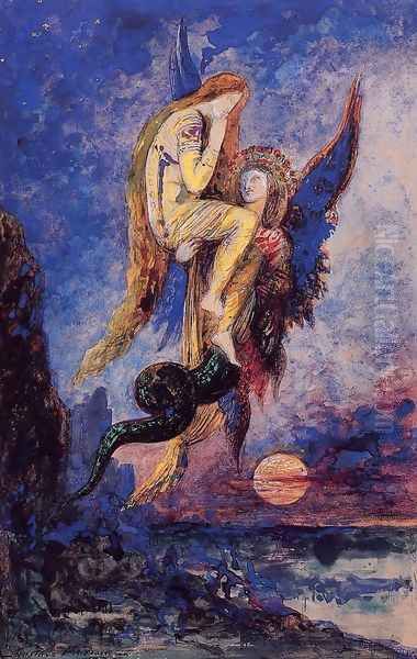 Chimera Oil Painting by Gustave Moreau