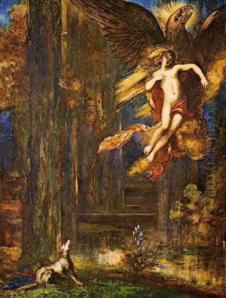 The Raising of Ganamede Oil Painting by Gustave Moreau