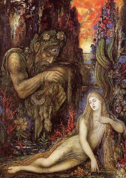 Galatea Oil Painting by Gustave Moreau