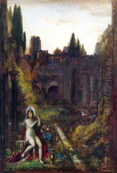 Bathsheba (or Bethsheba) Oil Painting by Gustave Moreau