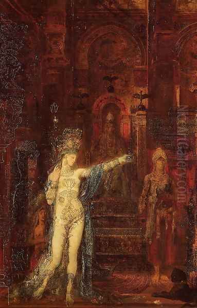 The Tatooed Salome Oil Painting by Gustave Moreau