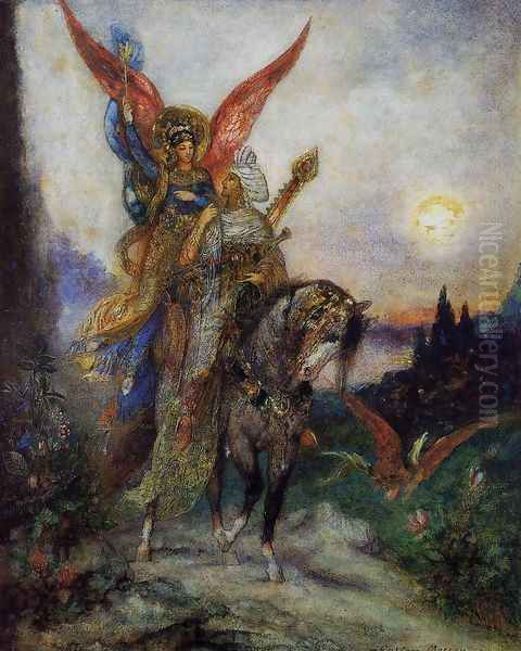 Arabian Poet Oil Painting by Gustave Moreau