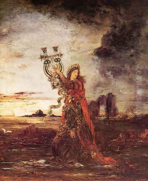 Arion Oil Painting by Gustave Moreau