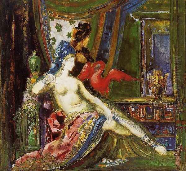 Dalila Oil Painting by Gustave Moreau