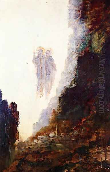 The Angels of Sodom Oil Painting by Gustave Moreau