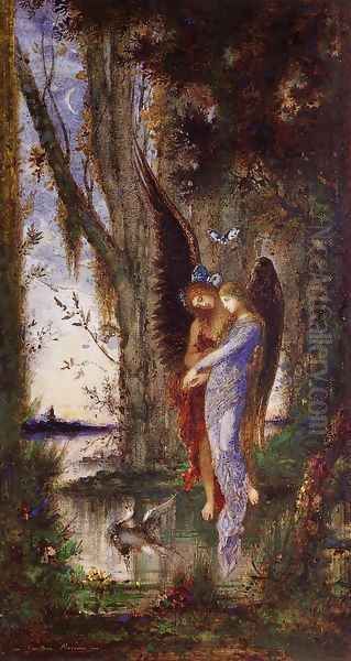 Evening and Sorrow 1882-84 Oil Painting by Gustave Moreau