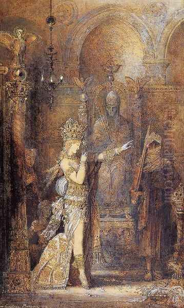 Salome Dancing Oil Painting by Gustave Moreau