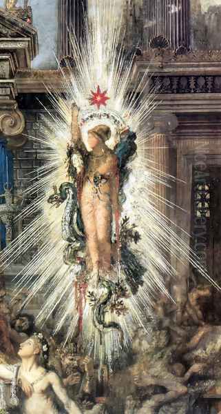 The Suitors - detail Oil Painting by Gustave Moreau