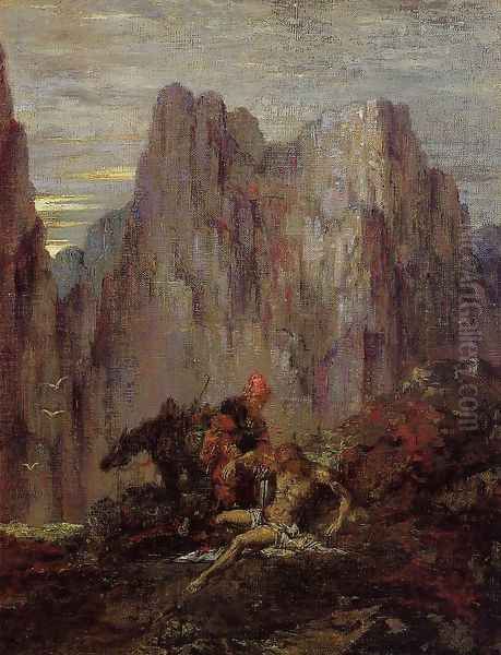 The Good Samaritan Oil Painting by Gustave Moreau