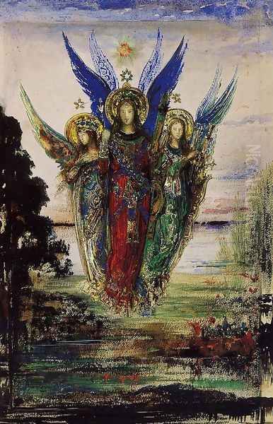 Evening Voices Oil Painting by Gustave Moreau