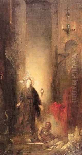 St Margaret Oil Painting by Gustave Moreau