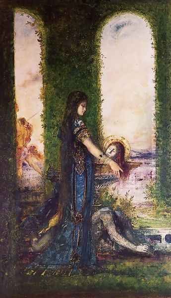 Salome in the Garden Oil Painting by Gustave Moreau