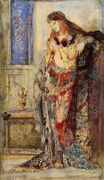 La Toilette Oil Painting by Gustave Moreau