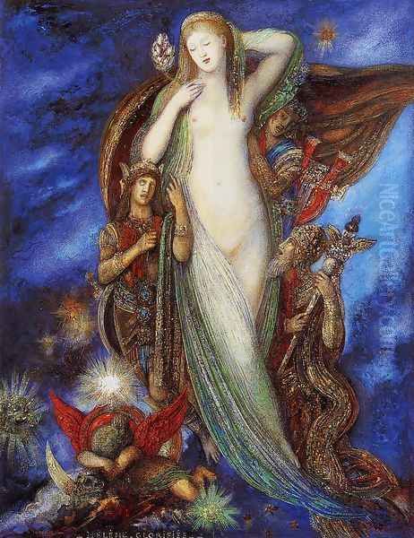 Helene glorifee Oil Painting by Gustave Moreau