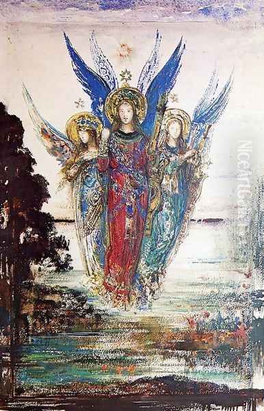 Voices of Evening Oil Painting by Gustave Moreau