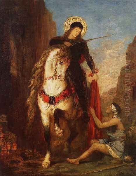 Saint Martin Oil Painting by Gustave Moreau