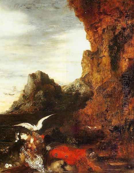 The Death of Sappho II Oil Painting by Gustave Moreau