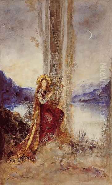 The Evening Oil Painting by Gustave Moreau