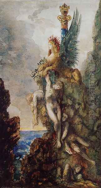 The Victorious Sphinx Oil Painting by Gustave Moreau