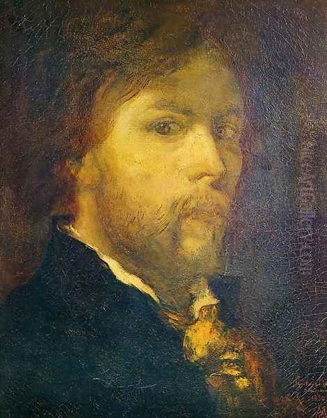 Self Portrait Oil Painting by Gustave Moreau