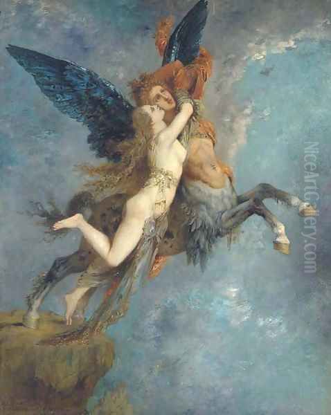 La Chimere Oil Painting by Gustave Moreau