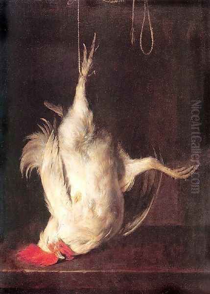 The Dead Cockerel Oil Painting by Gabriel Metsu