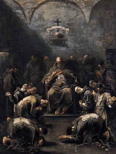 Prayer of the Penitent Monks by Alessandro Magnasco