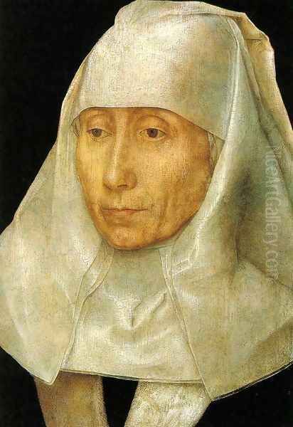 Portrait of an Old Woman 1468-70 Oil Painting by Hans Memling