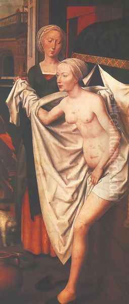 Bathsheba 1485 Oil Painting by Hans Memling