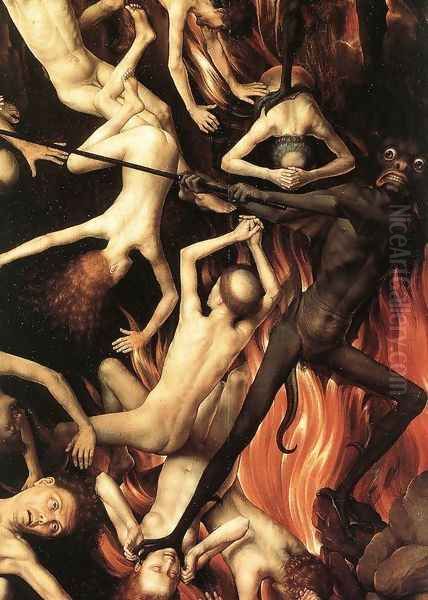 Last Judgment Triptych (detail-8) 1467-71 Oil Painting by Hans Memling