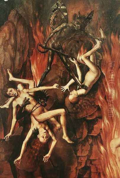 Last Judgment Triptych (detail-10) 1467-71 Oil Painting by Hans Memling