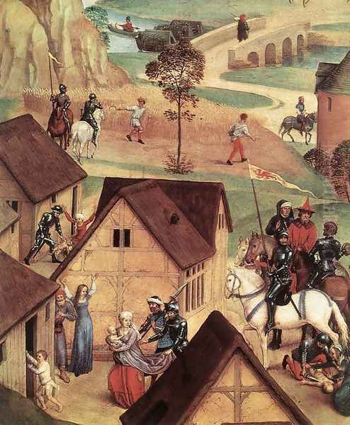 Advent and Triumph of Christ (detail-1) 1480 Oil Painting by Hans Memling