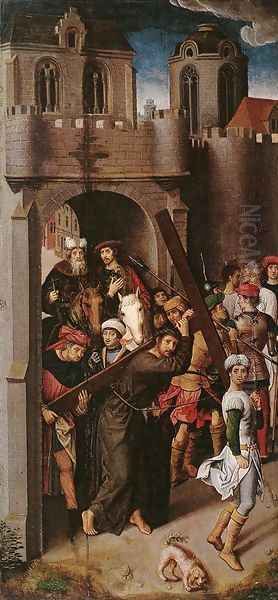 Carrying the Cross Oil Painting by Hans Memling