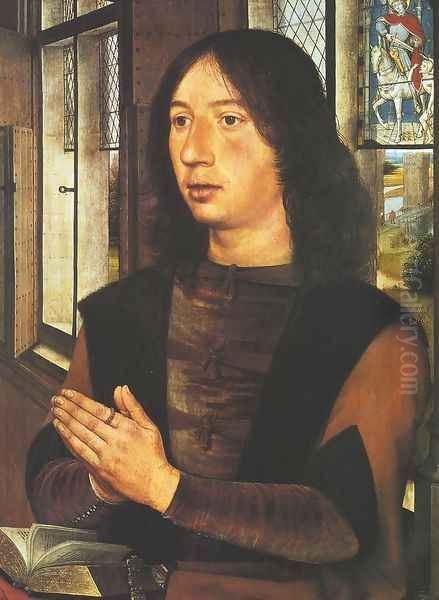 Portrait of Maarten van Nieuwenhove Oil Painting by Hans Memling