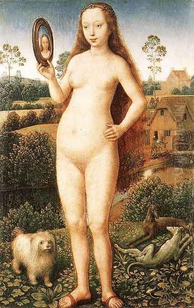 Vanity c. 1485 Oil Painting by Hans Memling