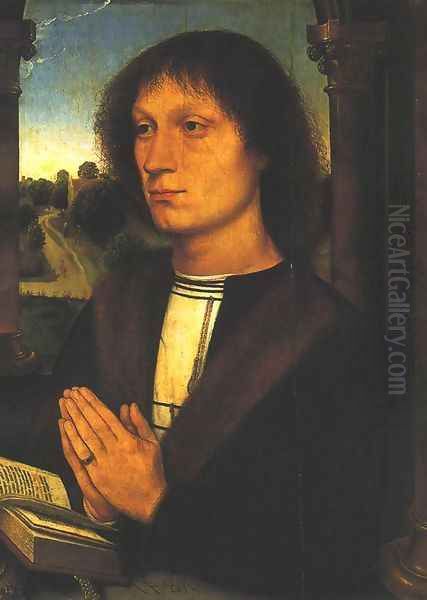 Portrait of Benedetto di Tommaso Portinari Oil Painting by Hans Memling