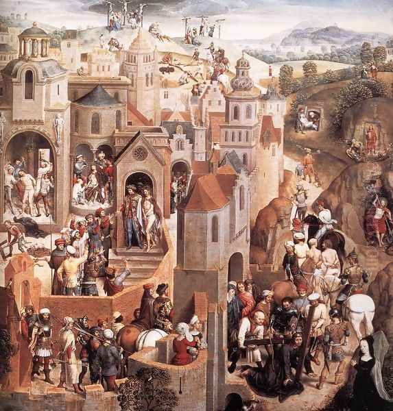 Scenes from the Passion of Christ (detail-1) 1470-71 Oil Painting by Hans Memling