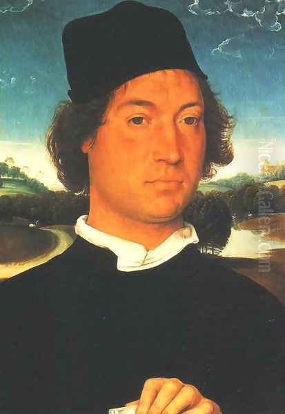 Portrait of a Man Oil Painting by Hans Memling