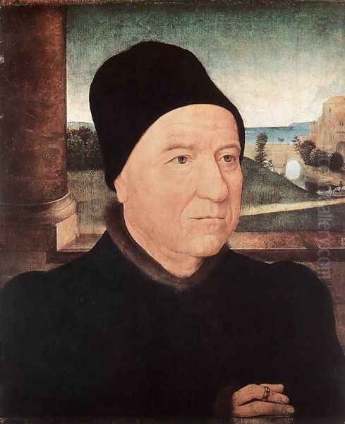 Portrait of an Old Man 1470-75 Oil Painting by Hans Memling