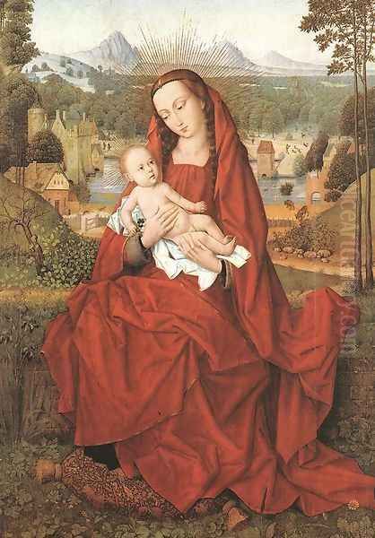 Virgin and Child Oil Painting by Hans Memling