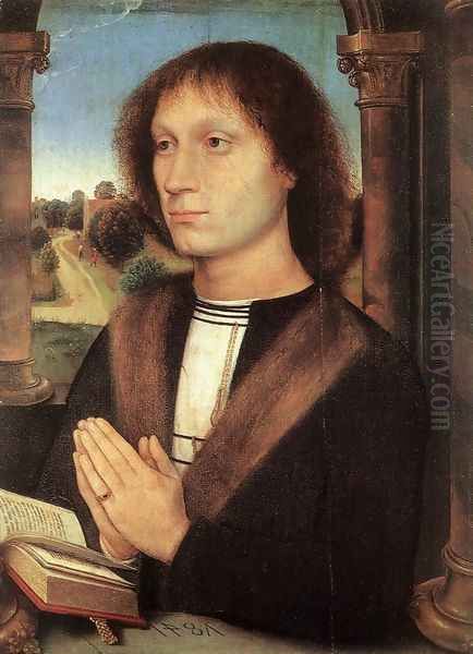 Portinari Triptych (right wing) 1487 Oil Painting by Hans Memling