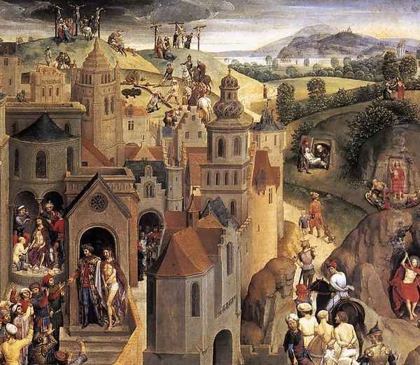 Scenes from the Passion of Christ (detail-4) 1470-71 Oil Painting by Hans Memling