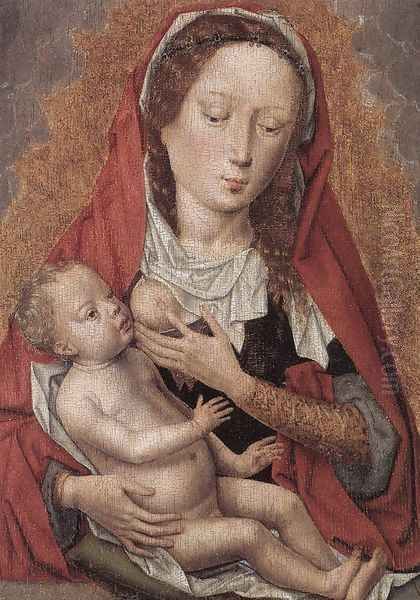 Virgin and Child c. 1478 Oil Painting by Hans Memling