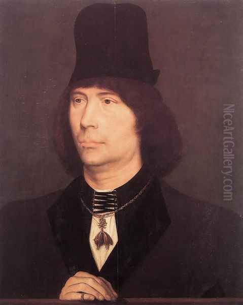 Portrait of Anthony of Burgundy 1467-70 Oil Painting by Hans Memling